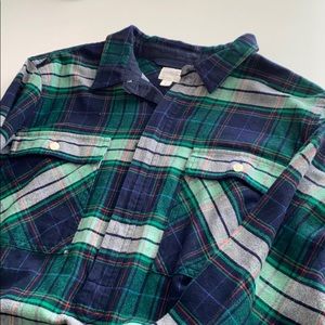 J. Crew Flannel Top